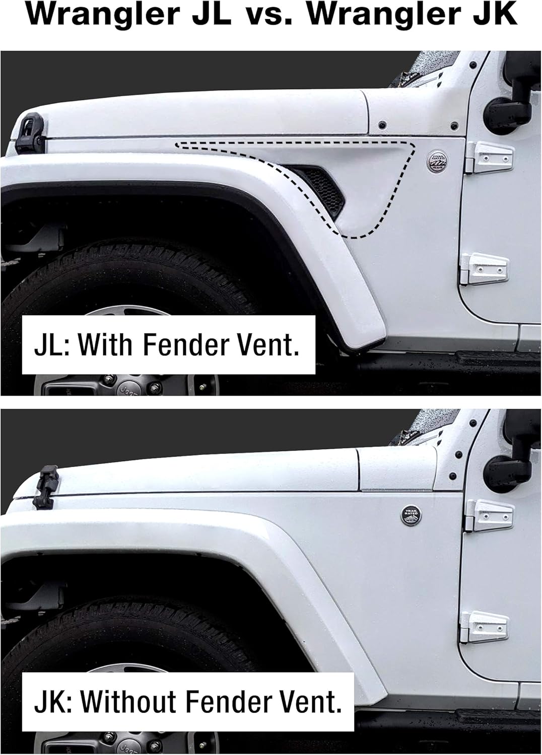 Textured Black Side Step Running Boards for Jeep Wrangler JK 4 Door J37059
