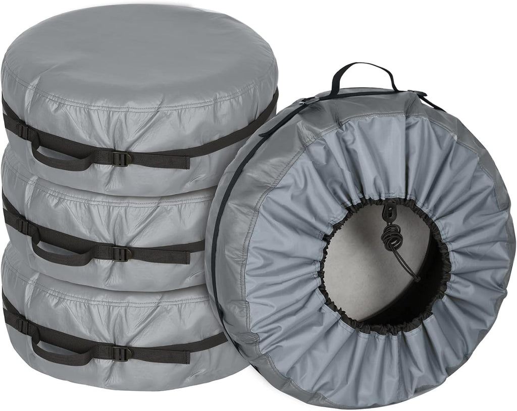 Tire Covers 4 Pack White Pack of 2 O95908