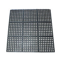 Black Rubber Kitchen Mats 4 Pack L592