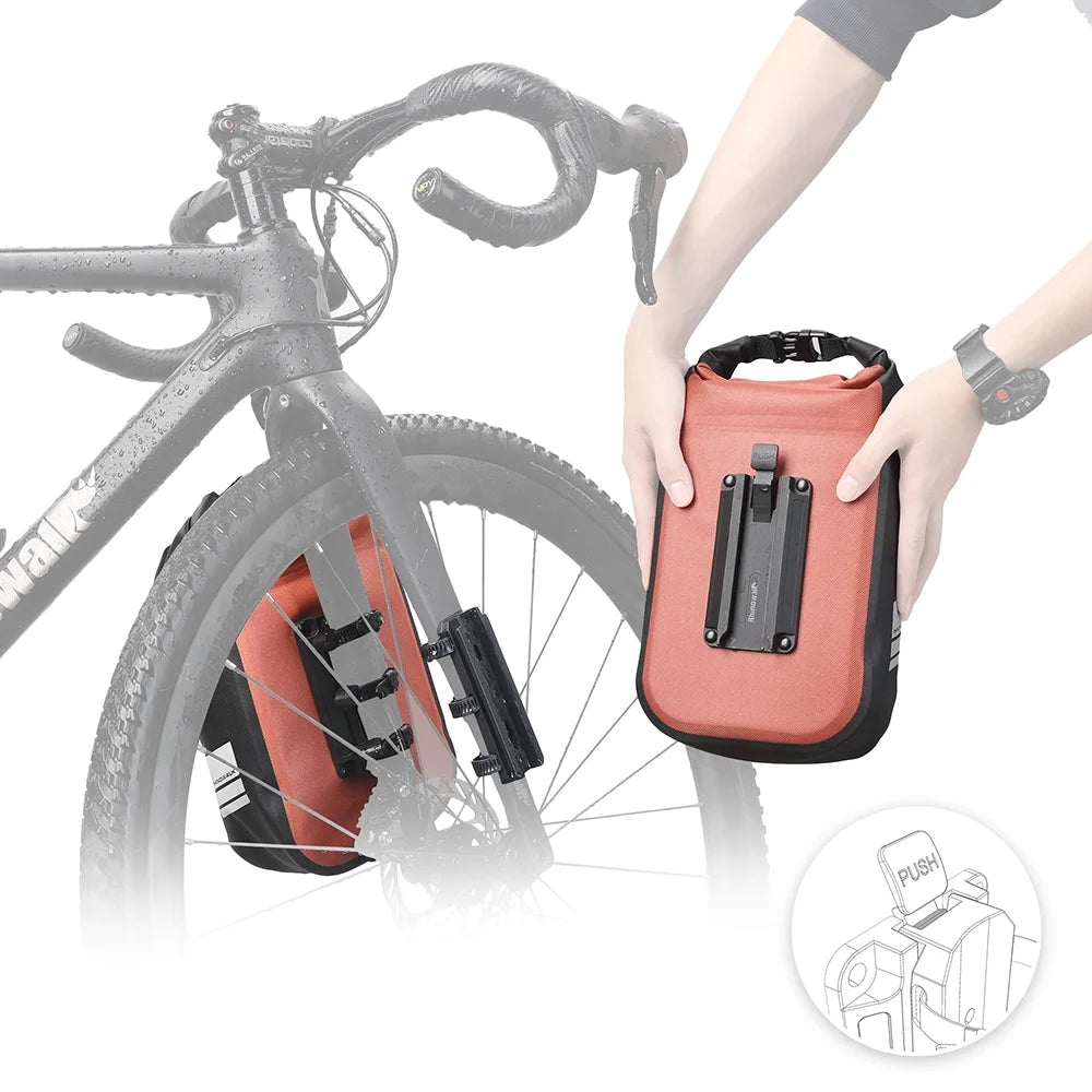 6L Waterproof Bike Front Fork Bag A83894
