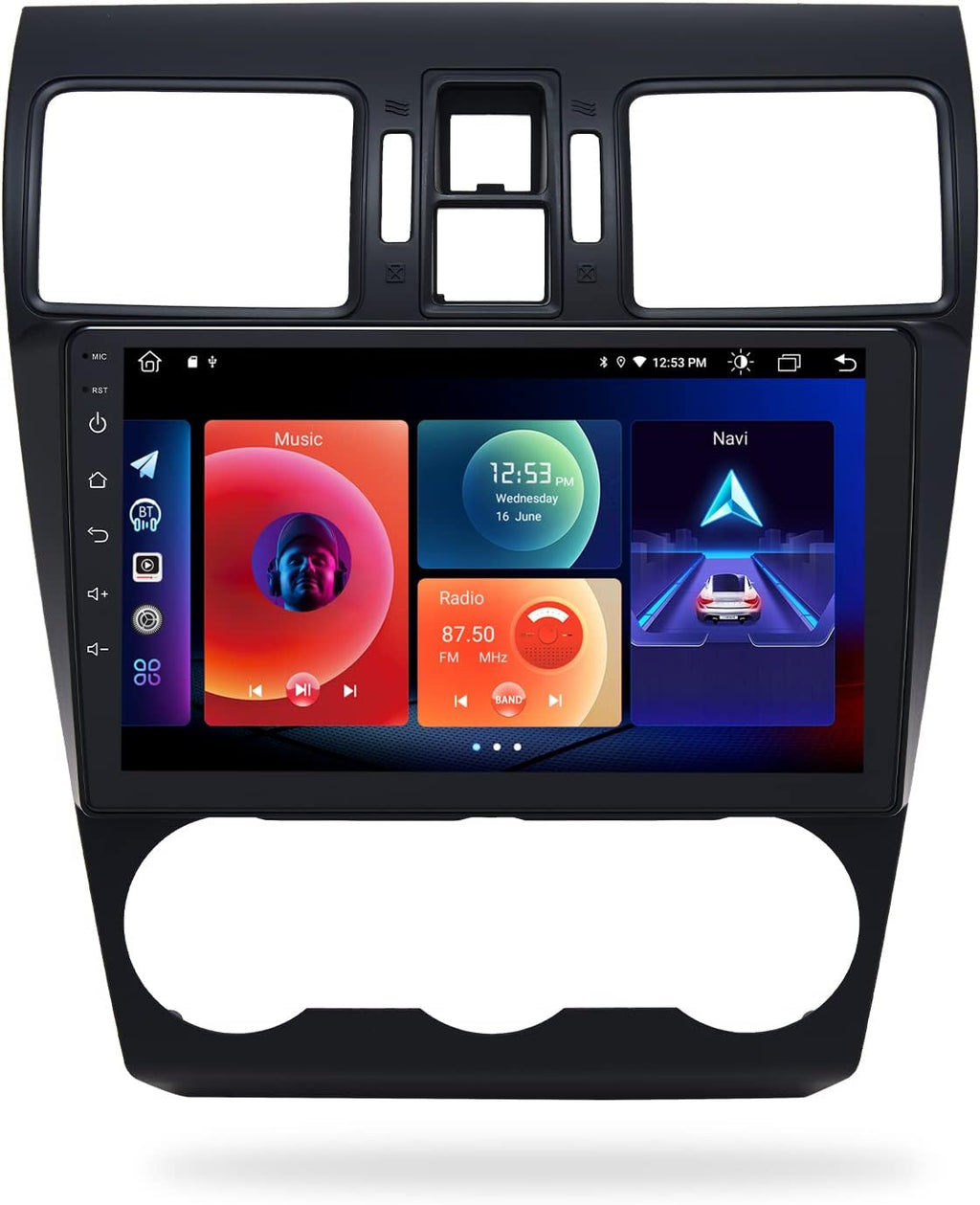 Car Stereo Bluetooth Radio with Carplay Android Auto Touch Screen S102