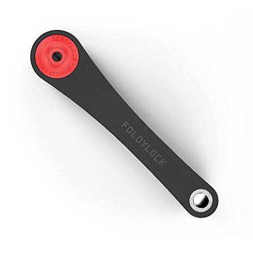 Heavy Duty Bicycle Lock with Carrying Case, 35 inch Red S6155