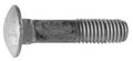 1/2x22-13 x 3-1/2x22 Grade A Carriage Bolts Hot Dip Galvanized - 25 per Box G839