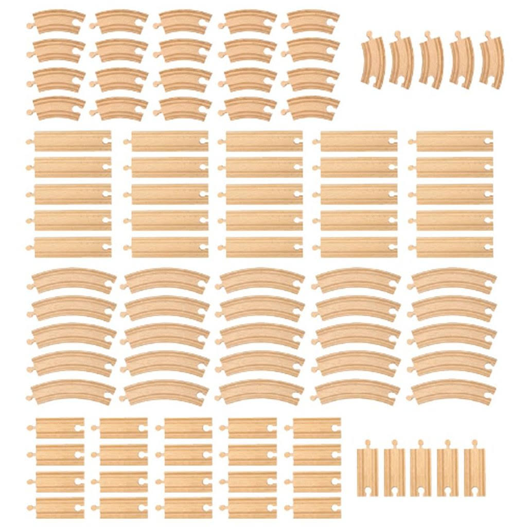 100 Piece Train Track Pack X522661