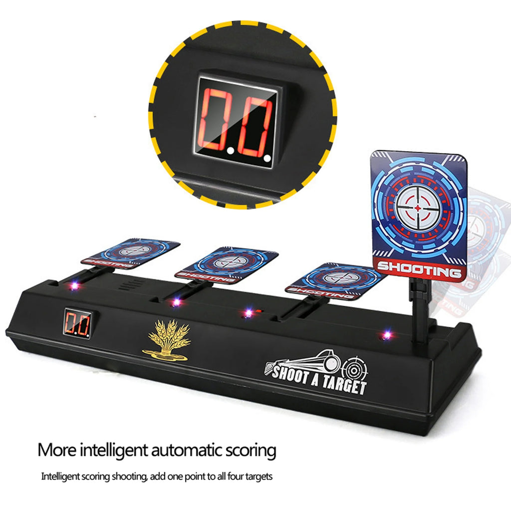 4 Targets LED Light Electronic Scoring Shooting Targets P10075