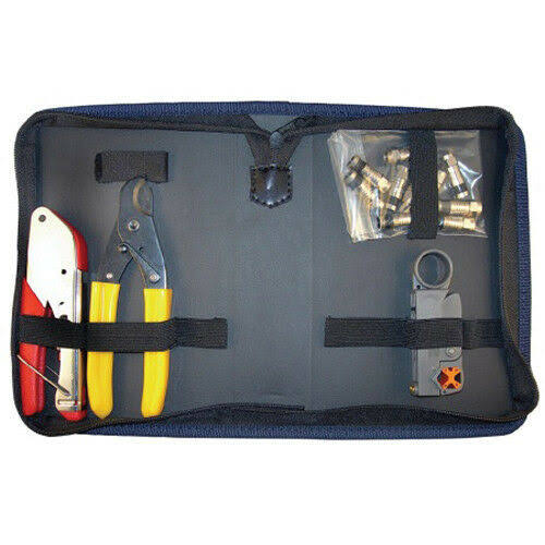 Coax F Compression Kit with Zip Case M8680