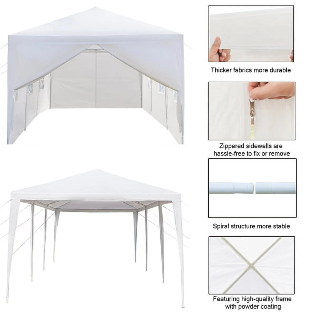 10'x30' Outdoor Canopy Party Wedding Tent with 8 Removable Sidewalls A507