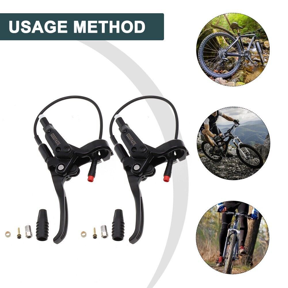 Black E-bike Brake Levers X8414