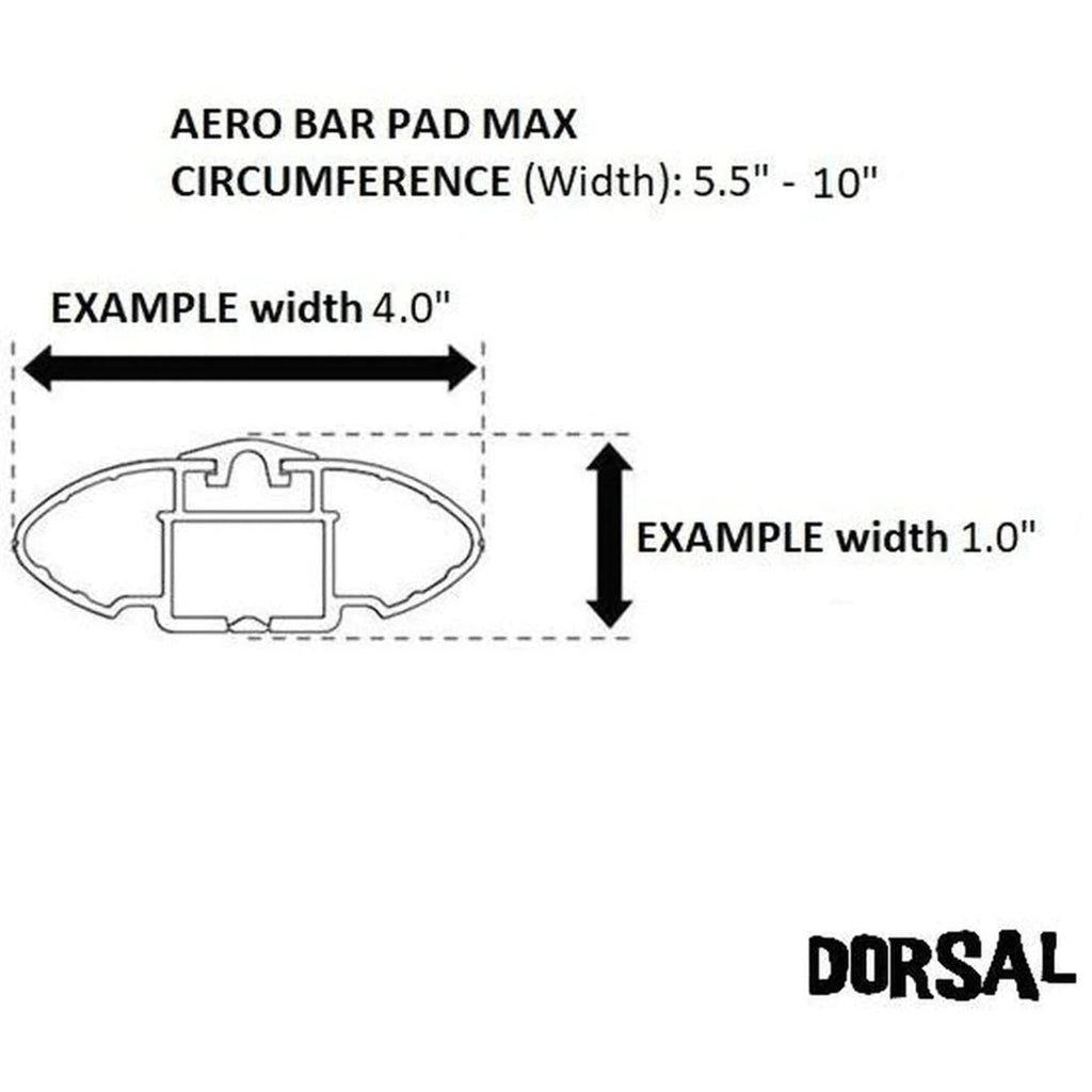 Aero Roof Rack Pads and 15 ft Straps - Pack of 4 A33175