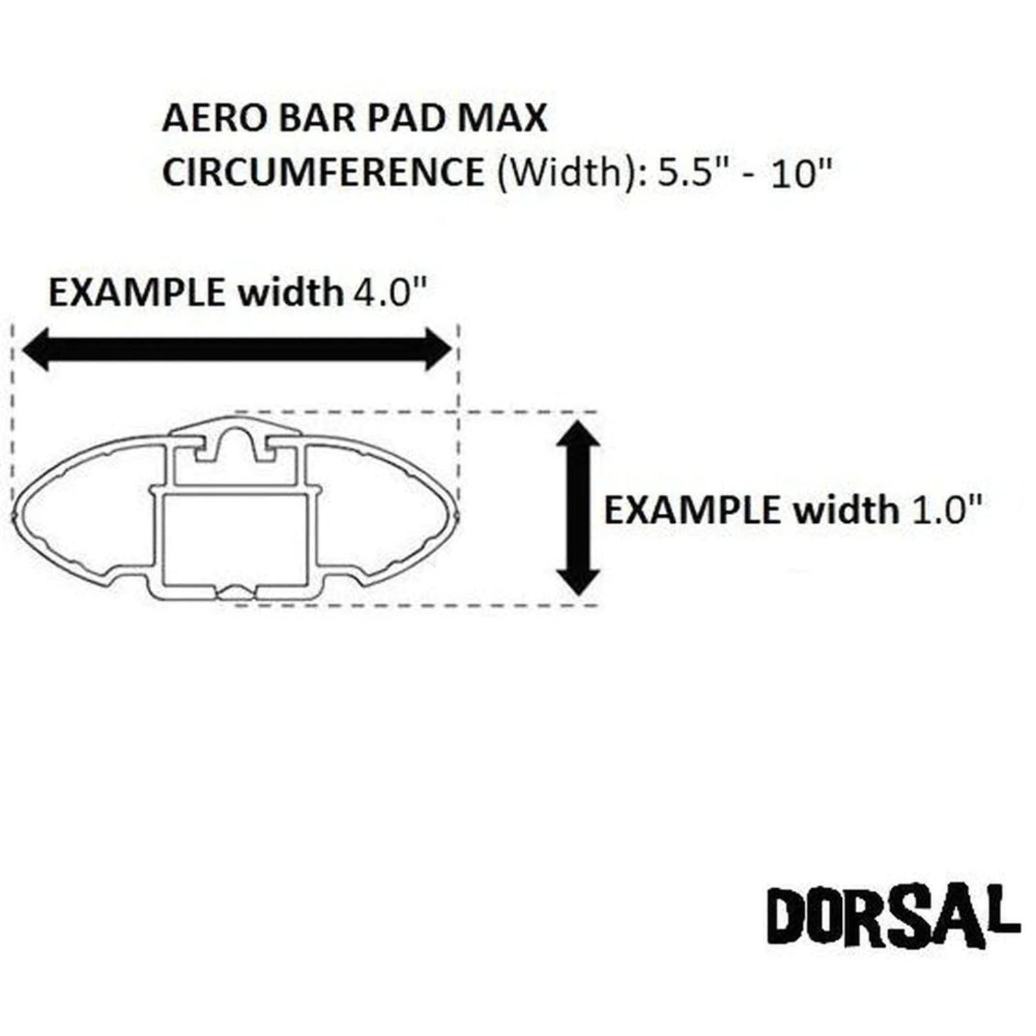 Aero Roof Rack Pads and 15 ft Straps - Pack of 4 A33175