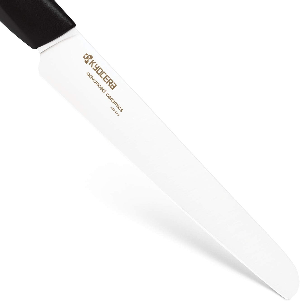 Black Serrated Bread Knife S8386
