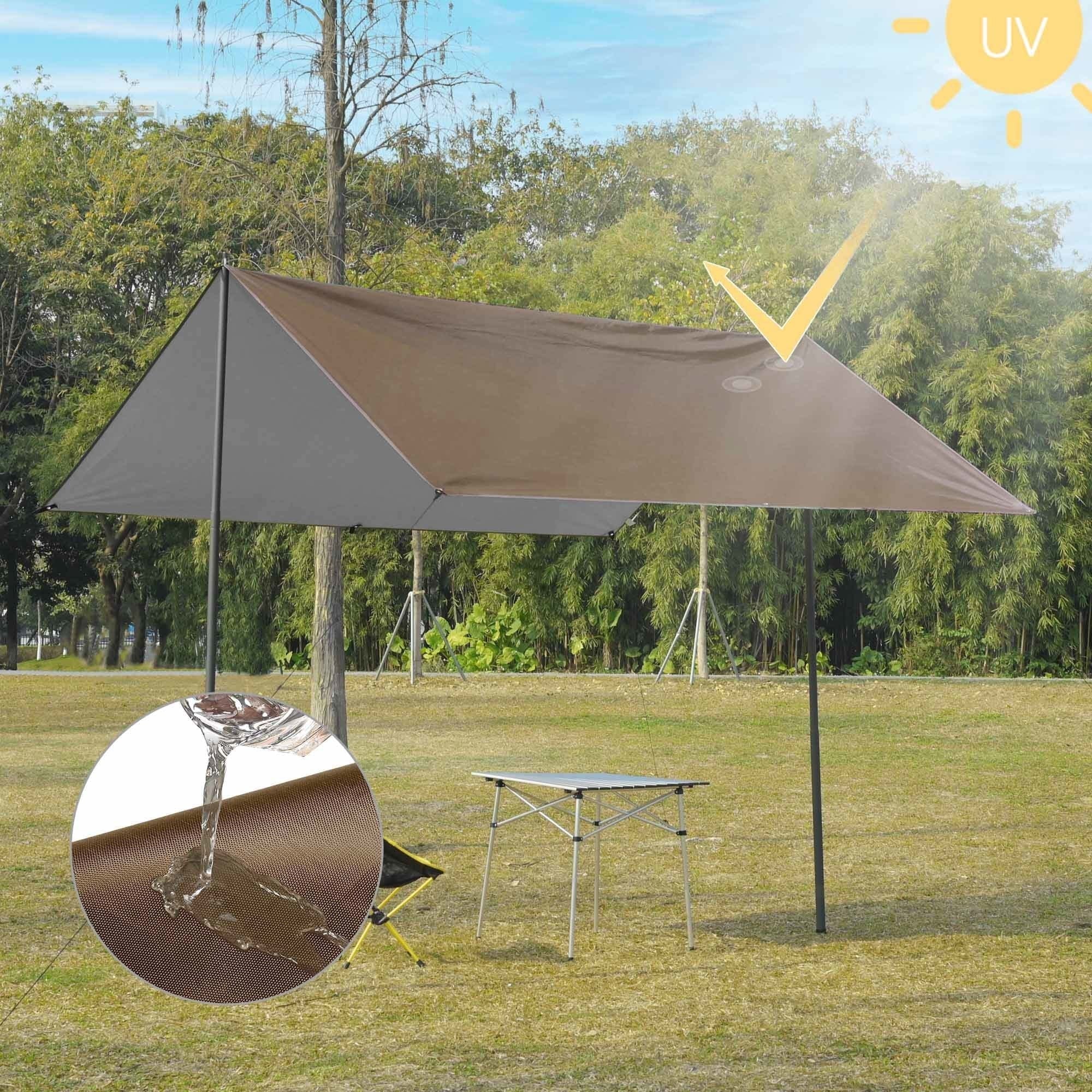 Waterproof Camping Tent Tarp with Carrying Bag E933