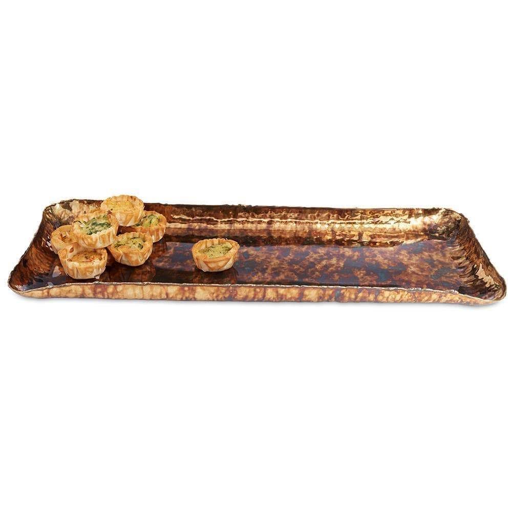 Rainbow Bronze Rectangle Tray I745