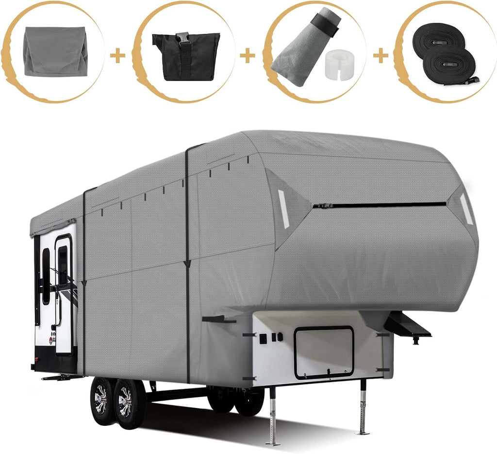 5th Wheel RV Cover Fits 33'-37' Motorhome Camper E22349