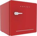 1.6 Cu.Ft Red Compact Refrigerator Single Door Mini Fridge with Freezer C622408