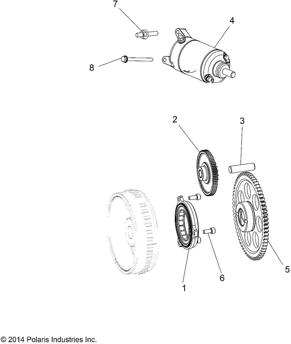Starter Gear Assembly A723866