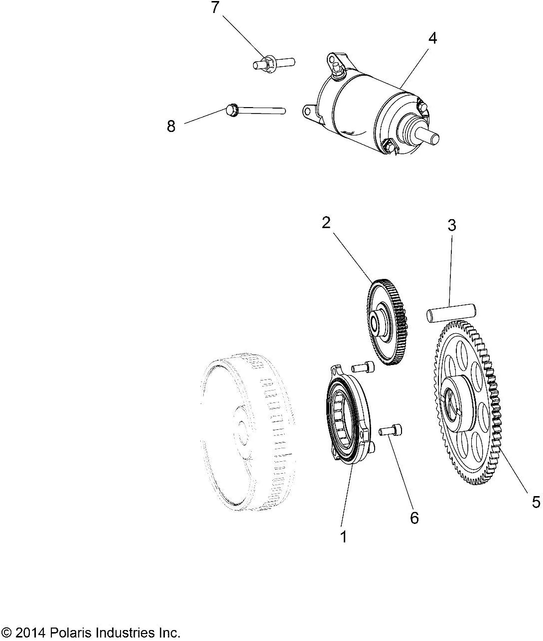 Starter Gear Assembly A723866