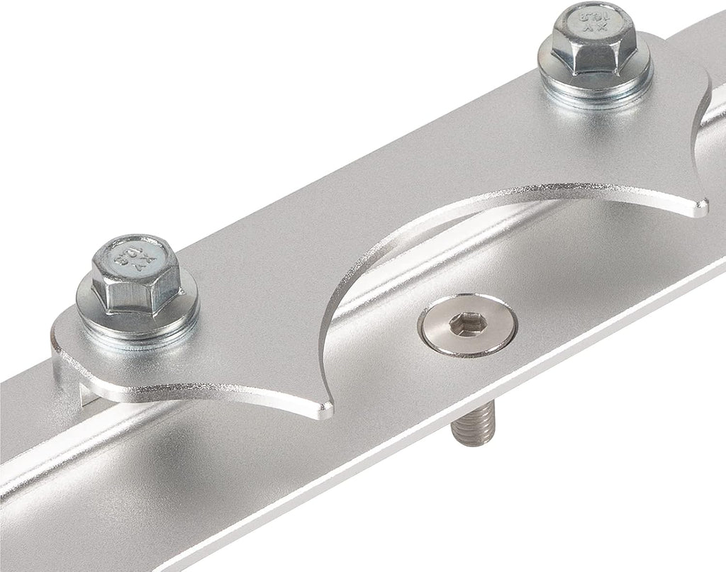 Billet Aluminum Battery Pallet Trunk Battery Hold Down Bracket Tray Pack of 2 D19901