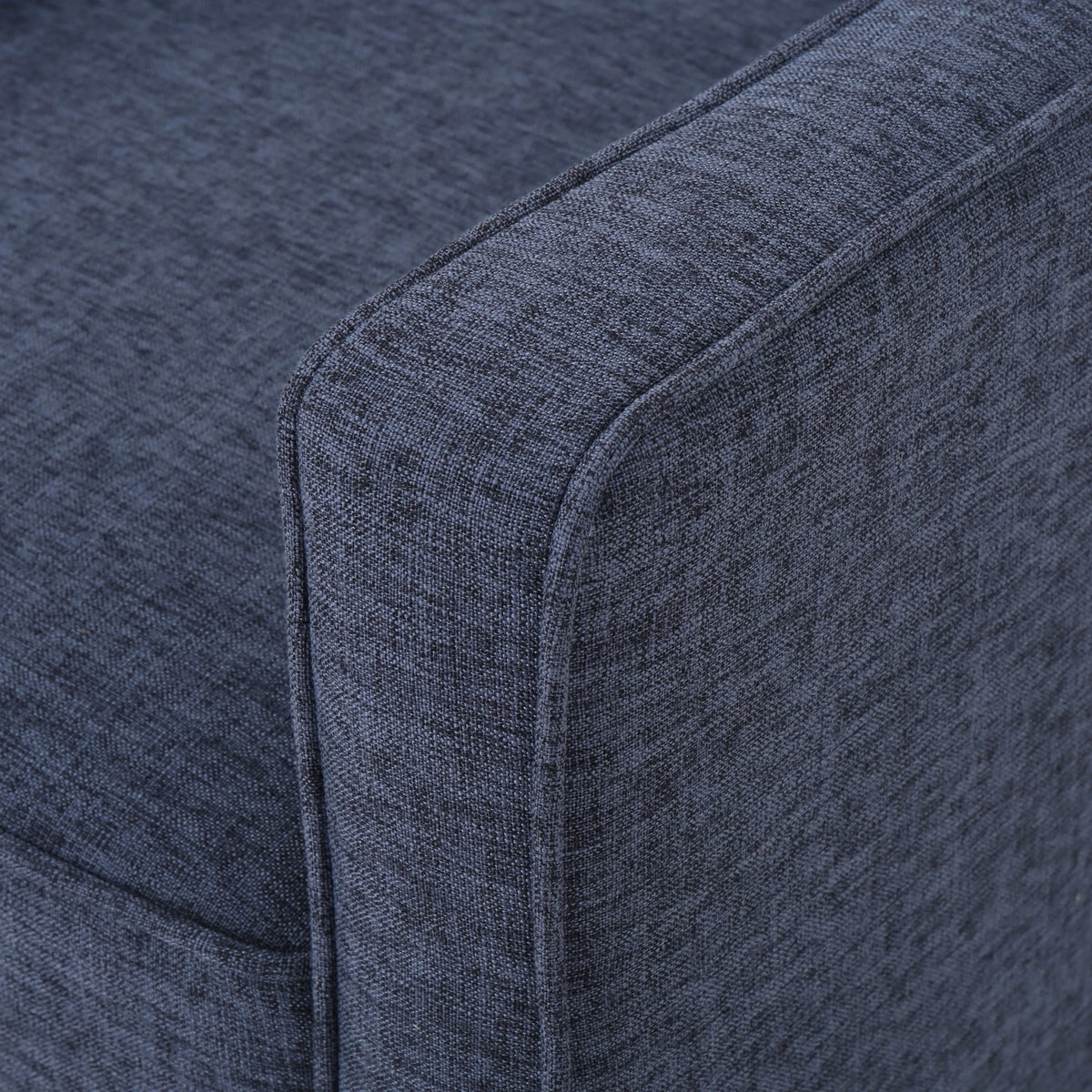 Dark Blue Fabric Button Tufted Recliner K703