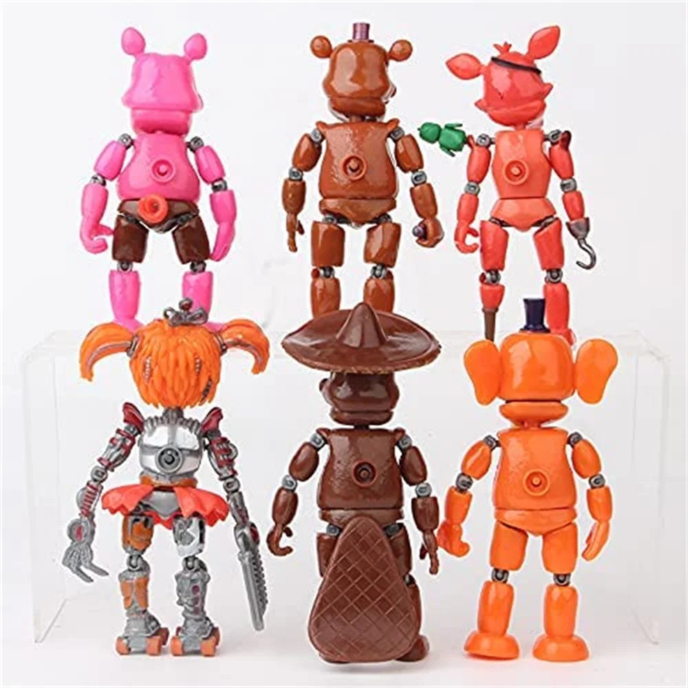 6Pcs/Set Five Nights At Freddy Action Figure Toy E4658