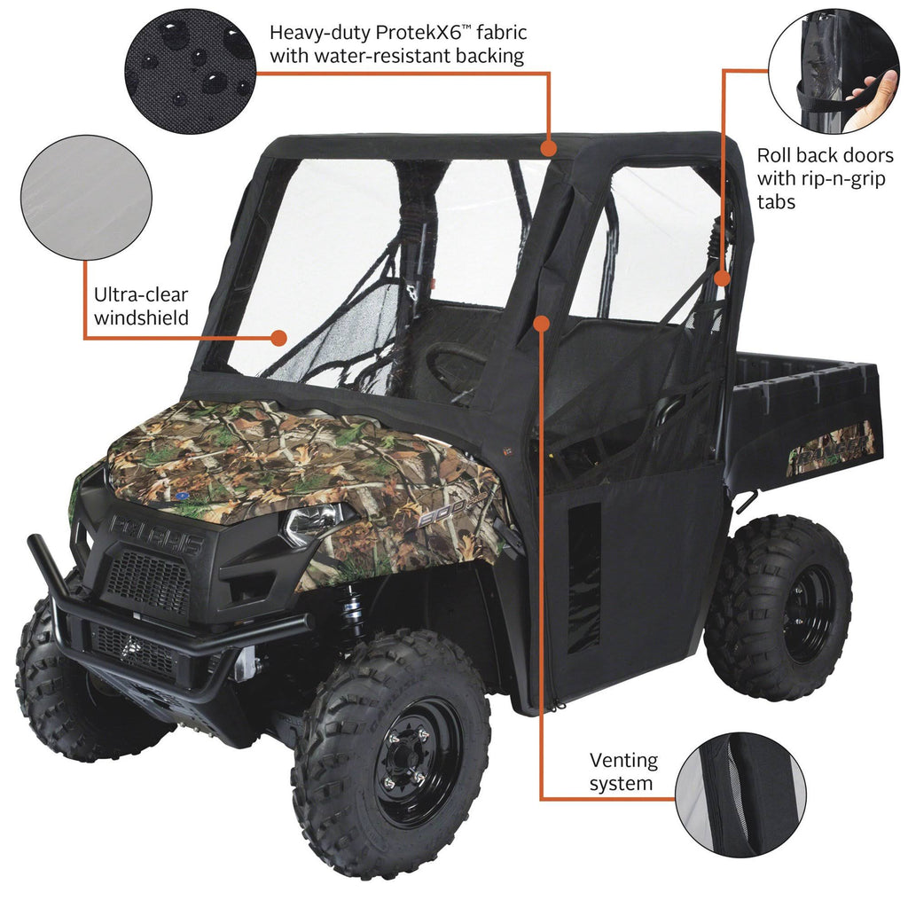 Black UTV Cab Enclosure W32119