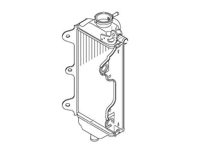Yamaha YZ250F Radiator Comp Q3519