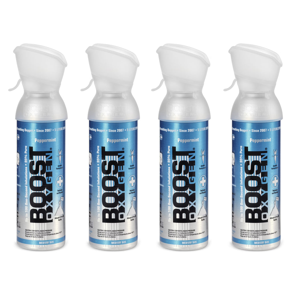 Peppermint 5L Pure Canned Oxygen Canister (4 Pack) H333