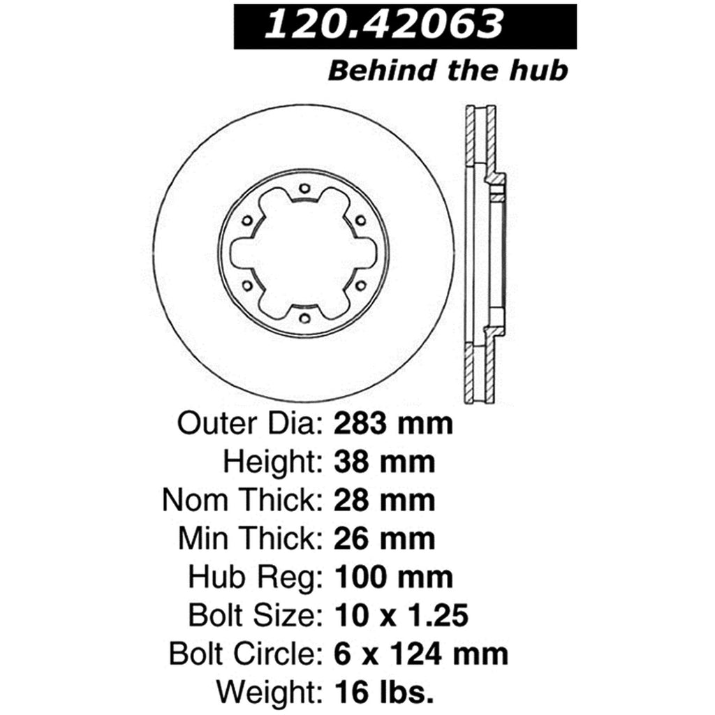Drilled Sport Brake Rotor Y4950