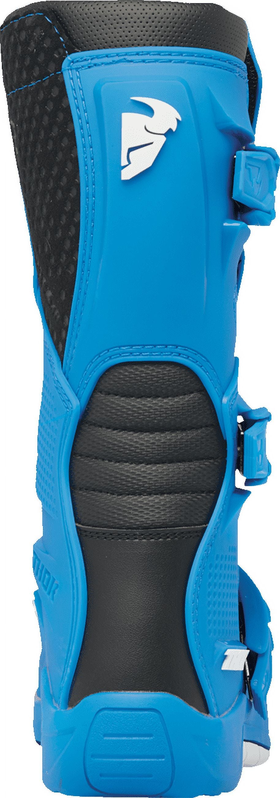 Blue/Black Motocross Riding Boots C97536