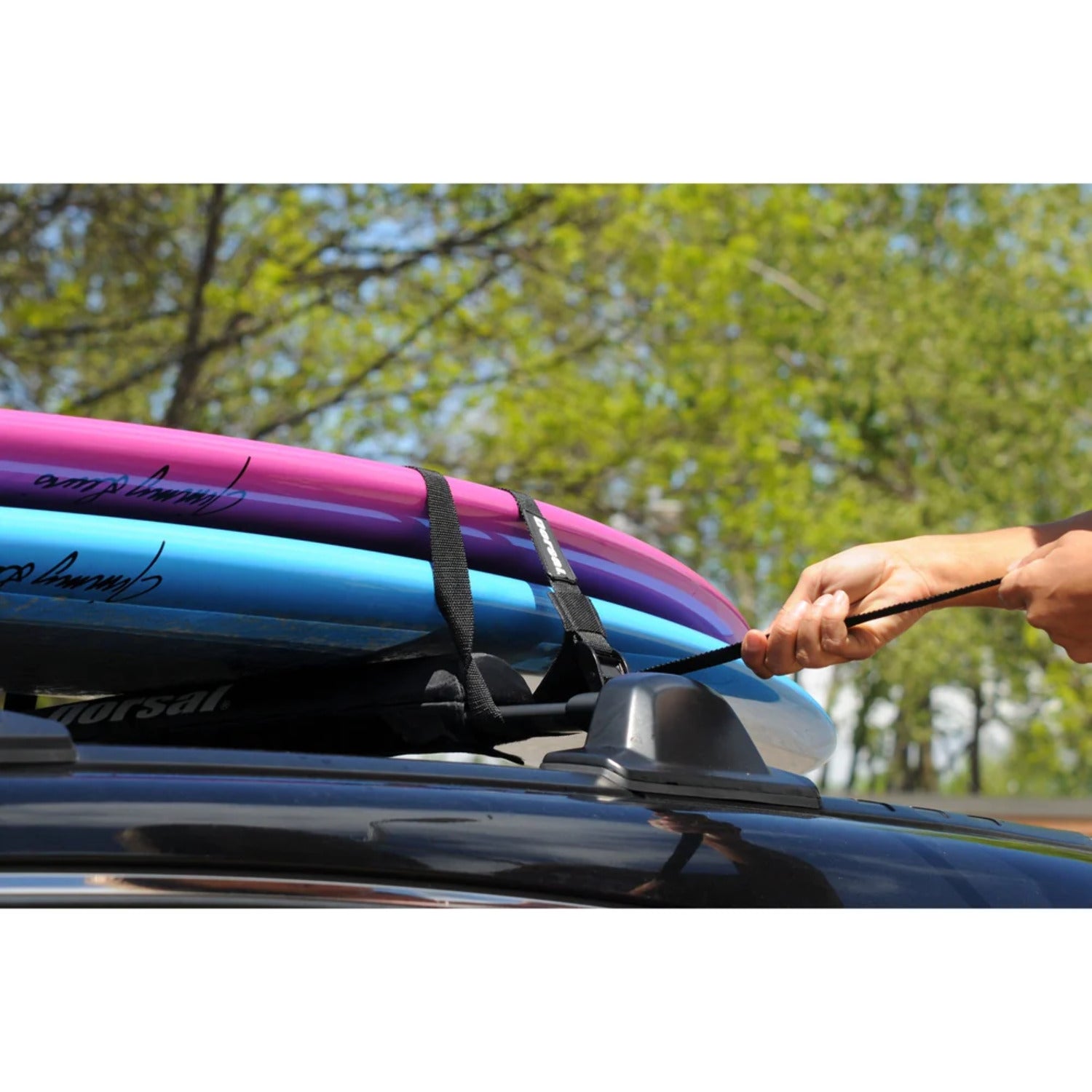 Aero Roof Rack Pads and 15 ft Straps - Pack of 4 A33175