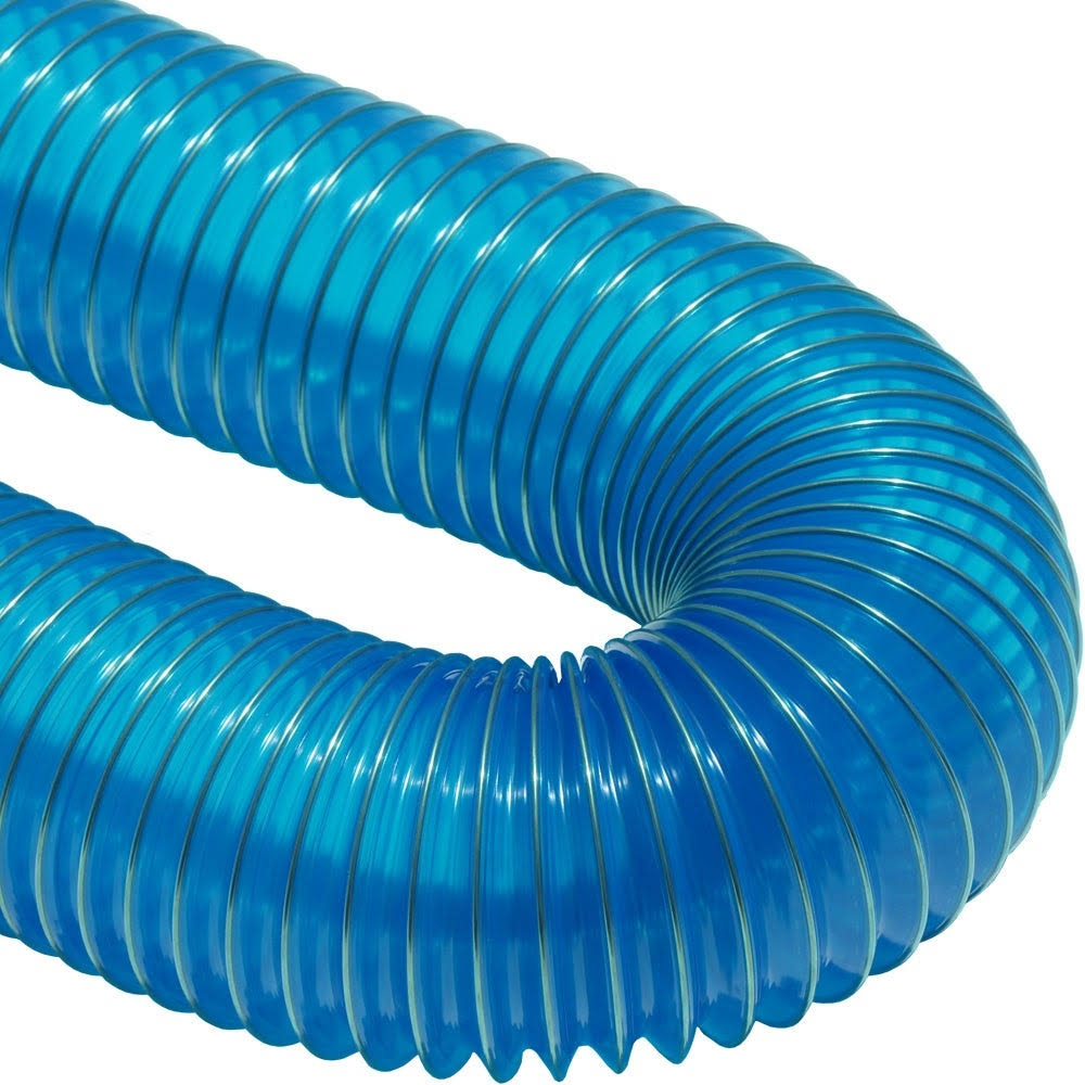 Blue PVC Flexduct 6x22 x 12 ft. Q314