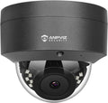 5MP PoE IP Dome Camera with Microphone Outdoor Night Vision 98ft Weatherproof IP66 Wide Angle 2.8mm W98255