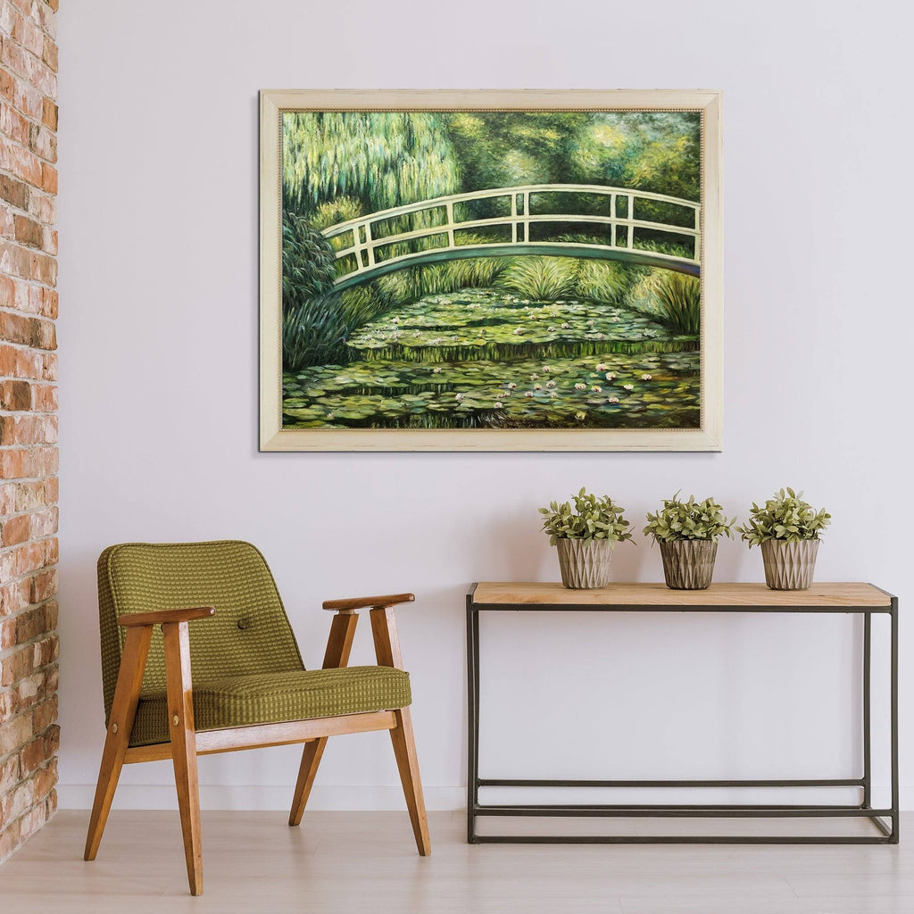 White Water Lilies Pre-Framed J2579