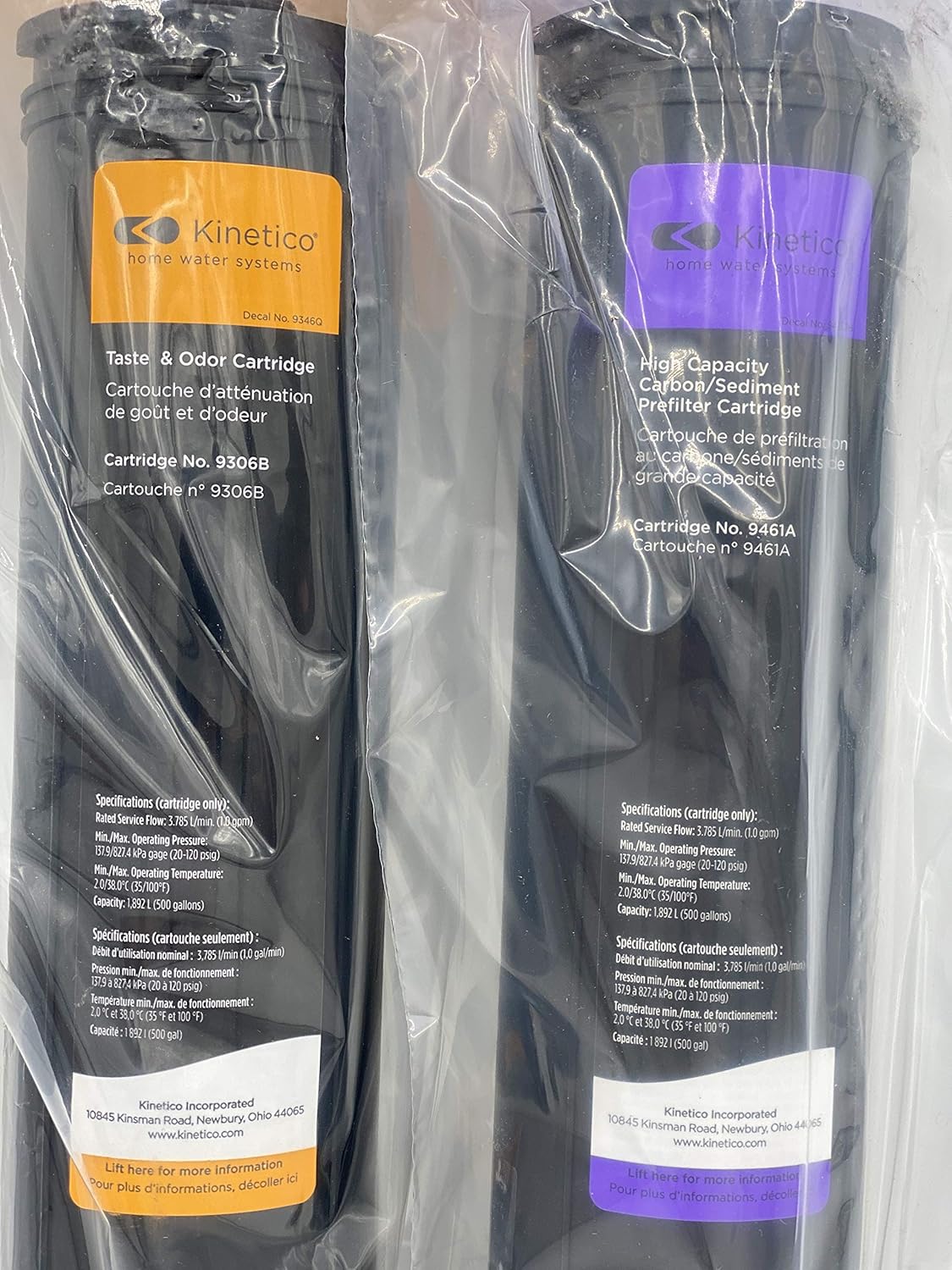 SET OF TASTE ODOR & CARBON SEDIMENT FILTER E8307