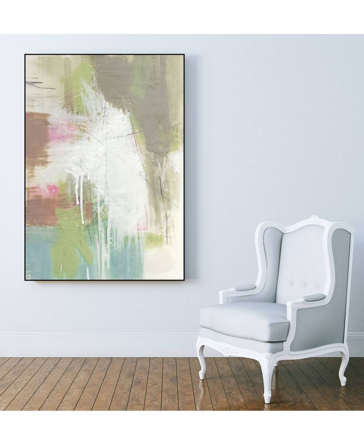 36x22 x 24x22 Framed Canvas Multi R9517