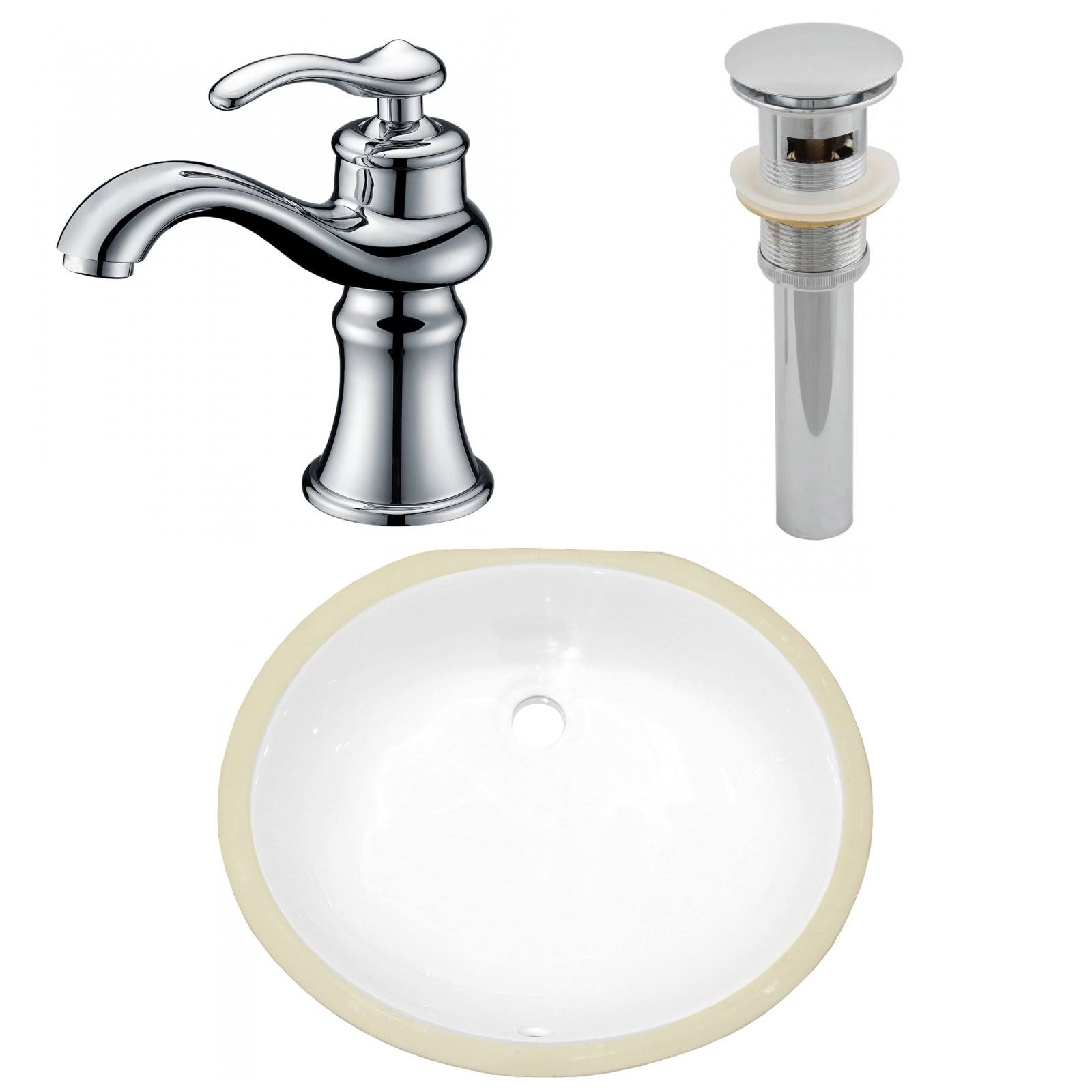 Oval Undermount Sink Set C72959