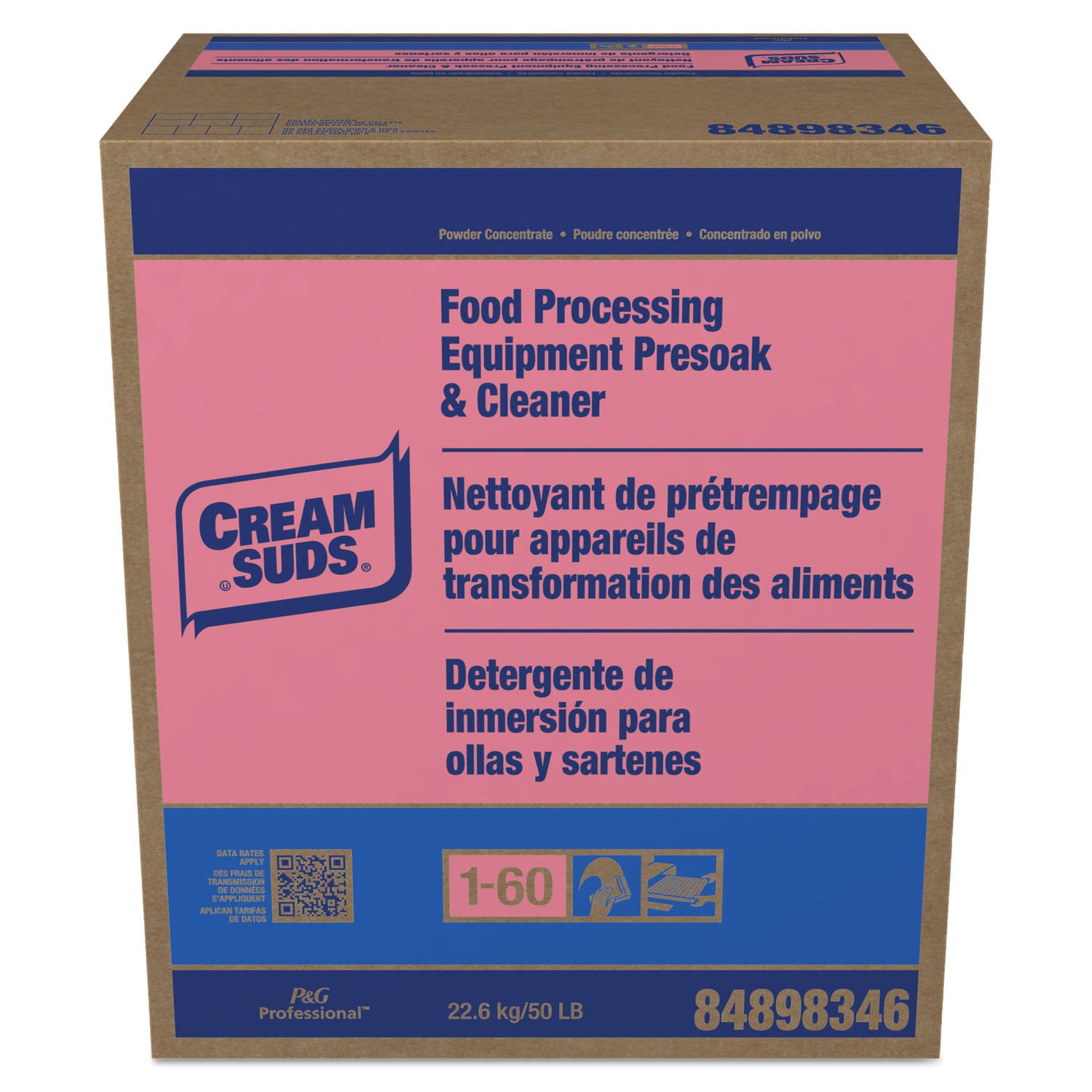 Pot and Pan Presoak and Detergent, 50 lb Box Z7606