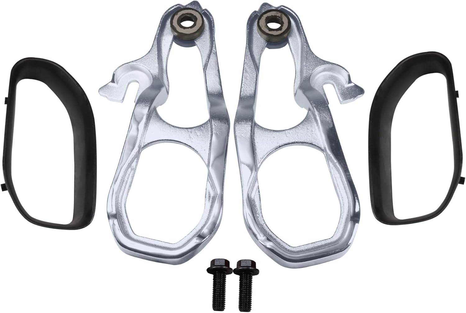 Red Front Car Tow Hooks Left & Right With Hardware Replacement For Dodge Ram 1500 DT 2019 2020 2021 2022 S92560