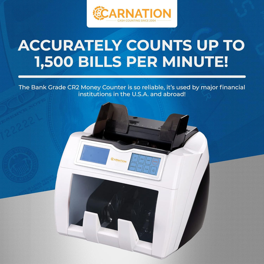 Money Counter with Counterfeit Bill Detection, Touchscreen, Multi-Currency Checker Z68023