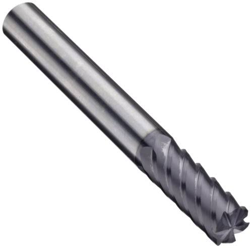 Solid Carbide 6 Flute Corner Radius End Mill P8106