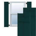 Black Composite Board-n-Batten Shutters (Per Pair) L77038
