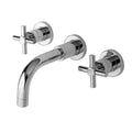 Weathered Brass Wall Mount Lavatory Faucet J523