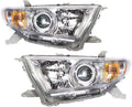 Headlight Assembly Pair with Bulbs D969636