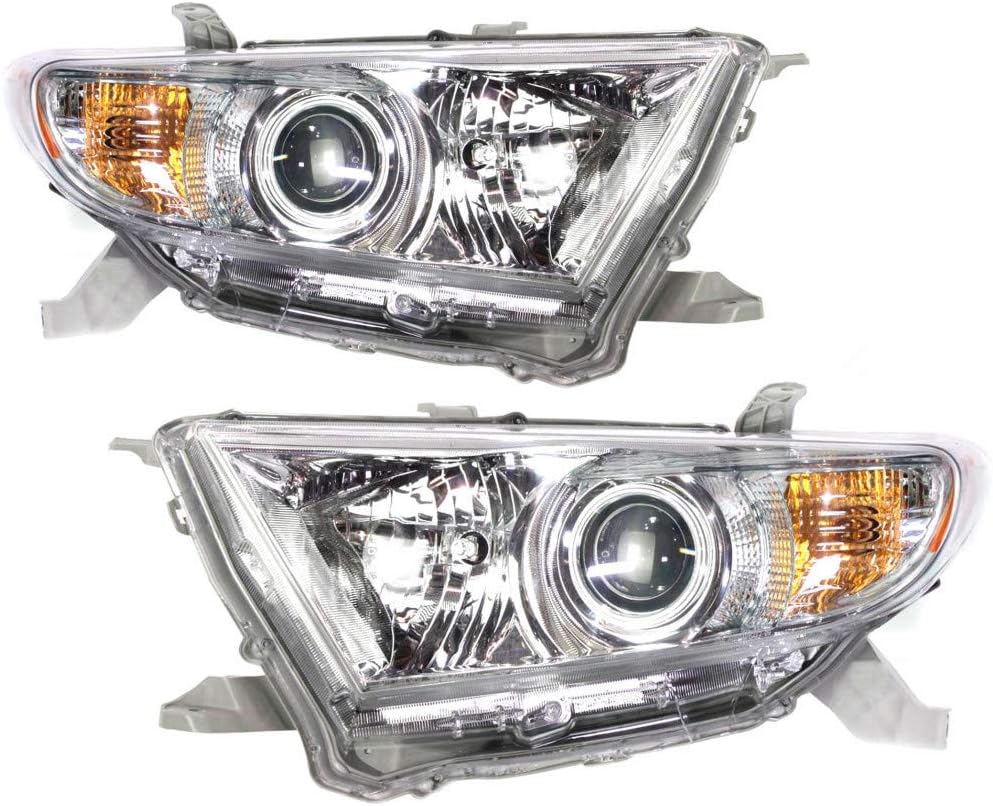 Headlight Assembly Pair with Bulbs D969636