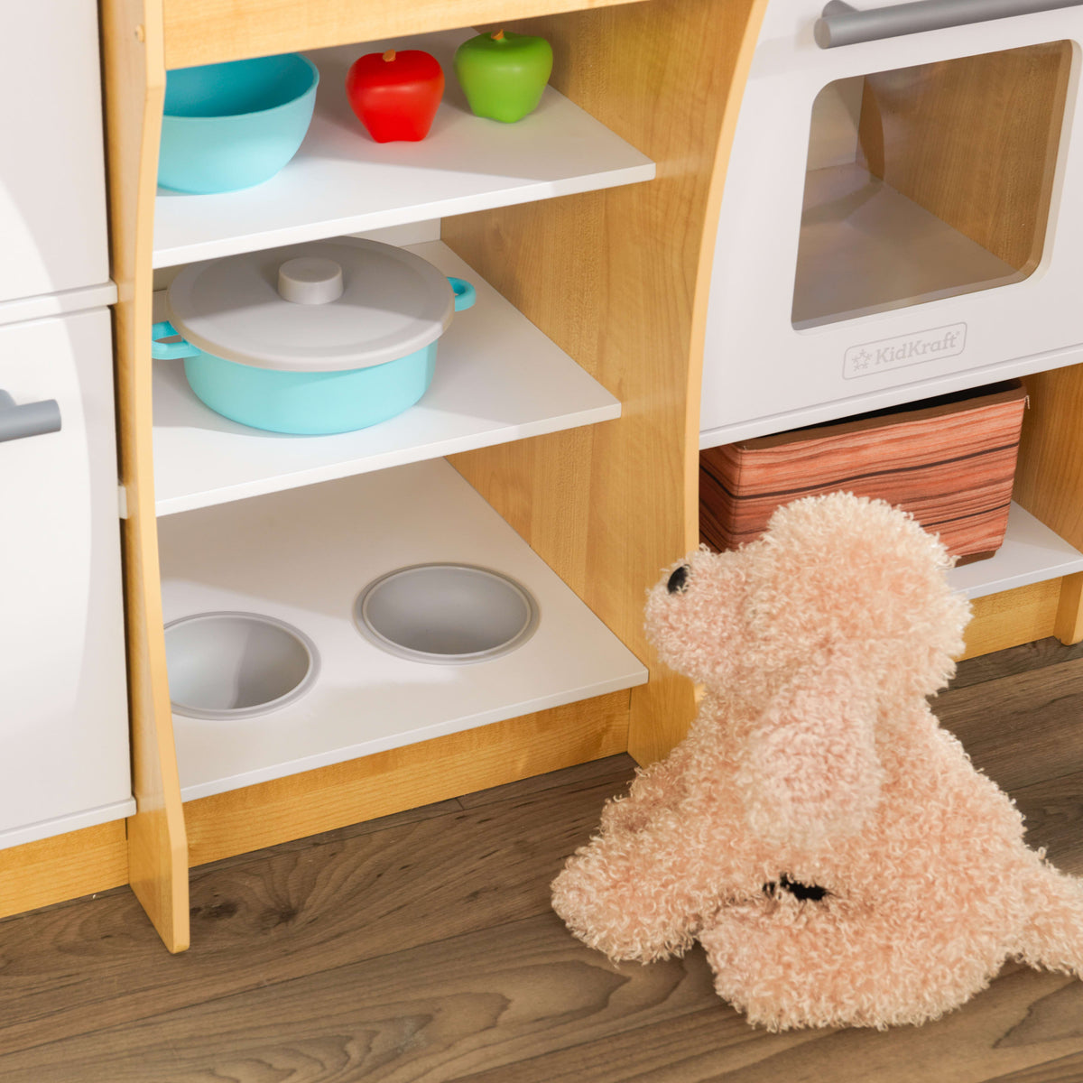 Play Kitchen with Lights and Sounds, Working Ice Maker and 22 Accessories H643600
