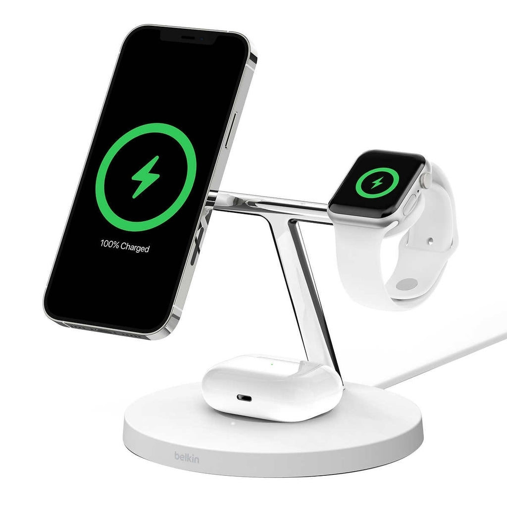 3-in-1 Wireless Charger with MagSafe 15W Q8394