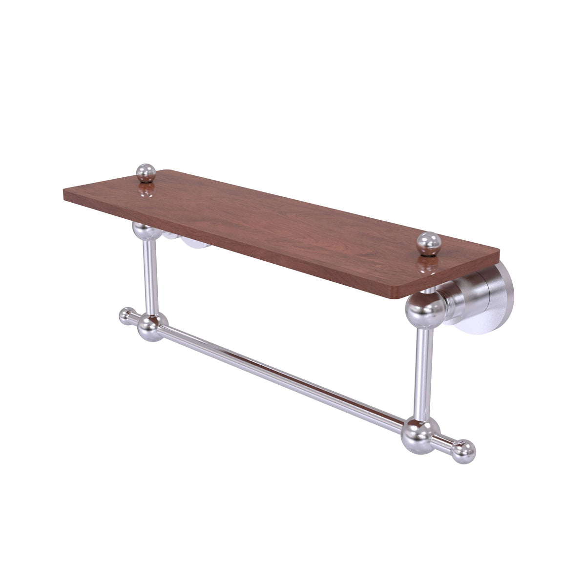 Solid IPE Ironwood Shelf with Integrated Towel Bar J76512