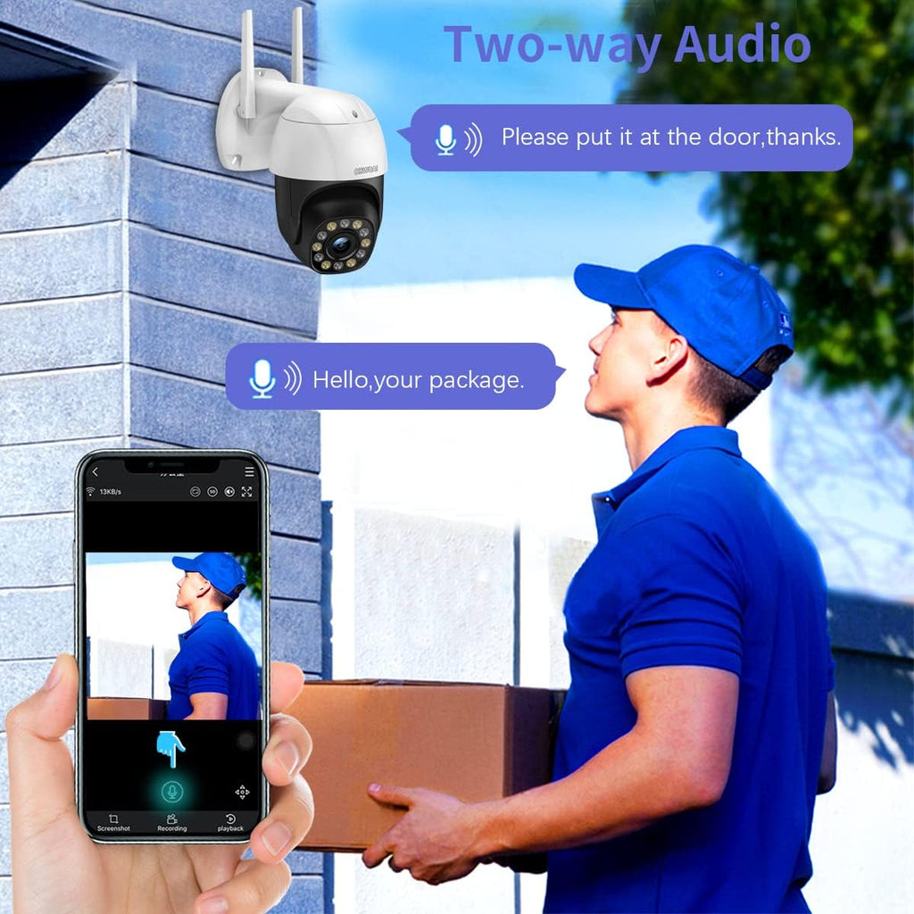 3 Megapixels Wireless Security Camera with 5X Optical Zoom C794336