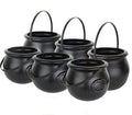Black Plastic Cauldron 20cm S8535
