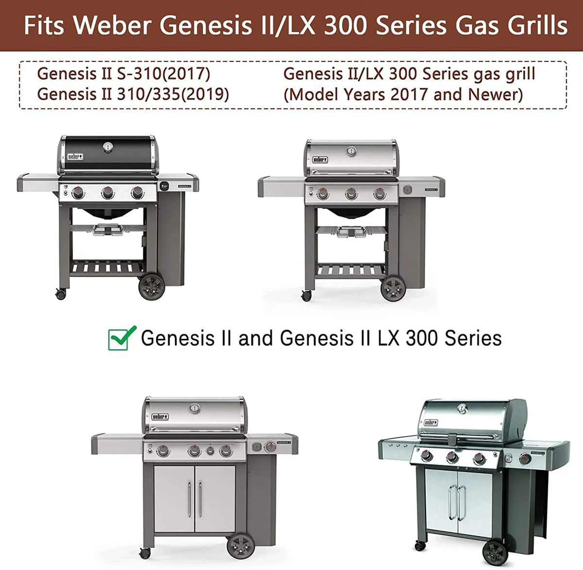 Flavorizer Bars Kit for 4 Burner Gas Grills N954086